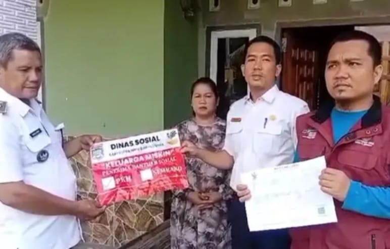 Dinsos Muratara Monitoring Langsung Penerima Bantuan PKH