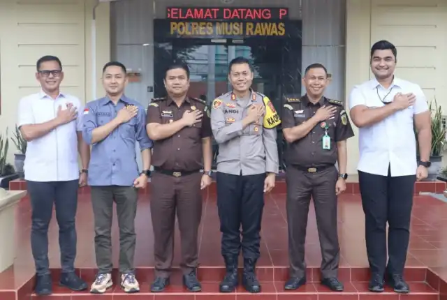 ingkatkan Sinergitas dan Kemitraan, Kapolres Musi Rawas Terima Kunjungan Kerja Plt Kajari Negeri Musi Rawas